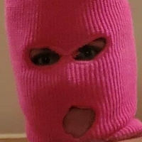 Masked Pink Peach Desnuda